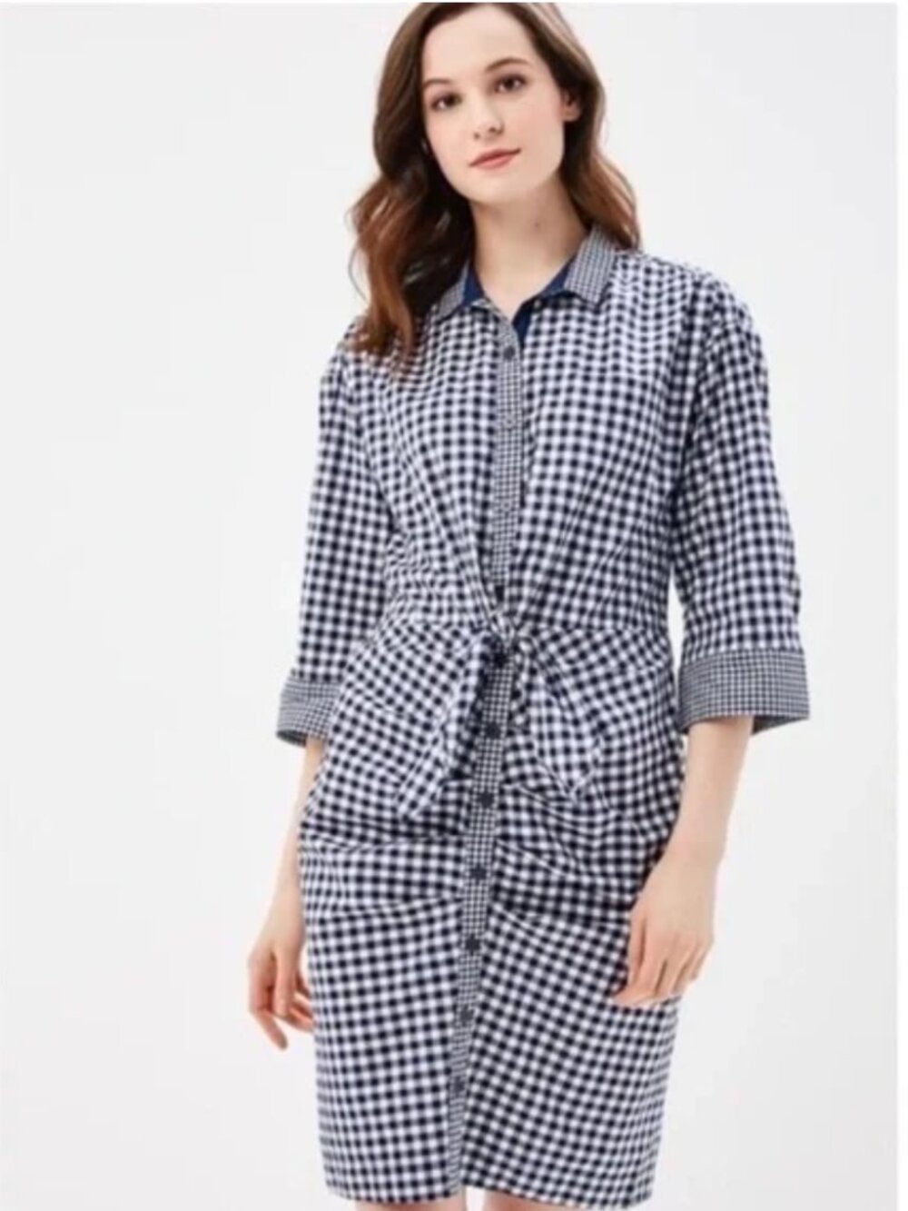 Gap x Sarah Jessica Parker Gingham Dress Size M - Picture 5 of 10